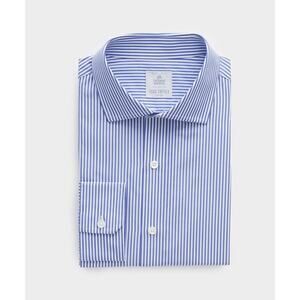 Todd Snyder x Thomas Mason Banker Stripe Dress Shirt size 15.5 Blue NWT *Flaw